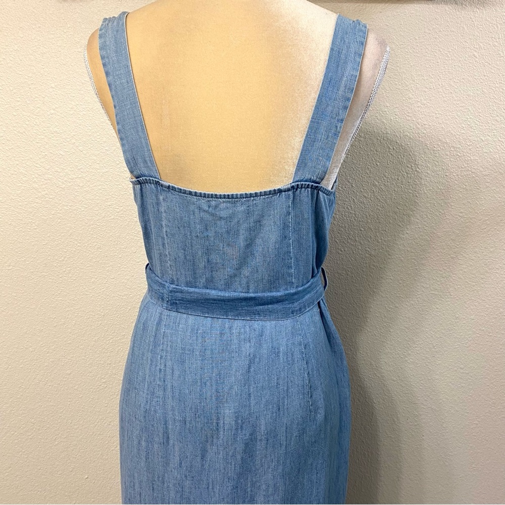 Rails Clement Chambray Linen Tencel Midi Dress - Picture 6 of 10